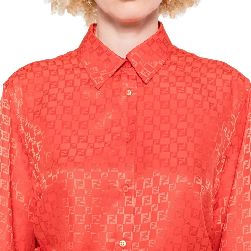FENDI Shirts Women's Red-4