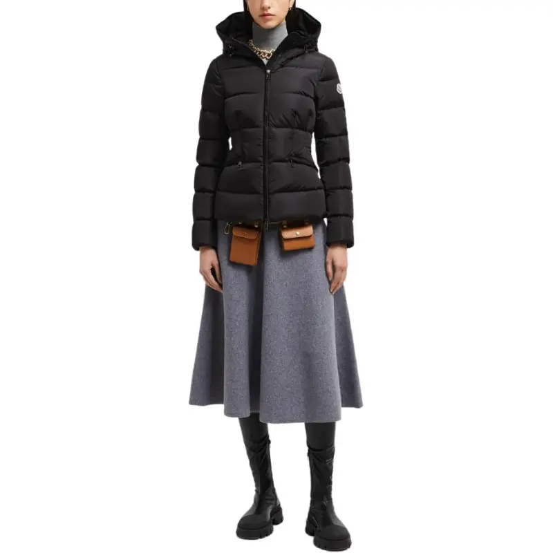 Moncler Down Jacket Women's Black-1