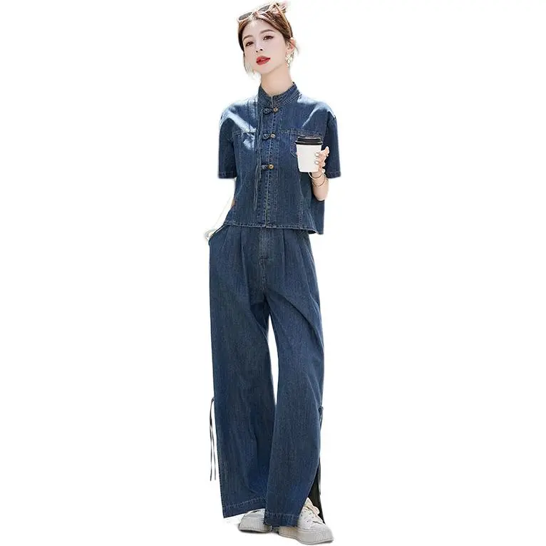 Fele.d Casual Suit Women's Denim-2