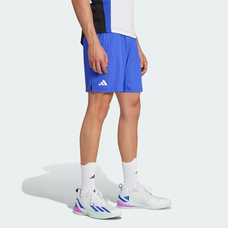 Adidas Free Shipping With AdiClub Tennis Pro 7-inch Seersucker Shorts-3