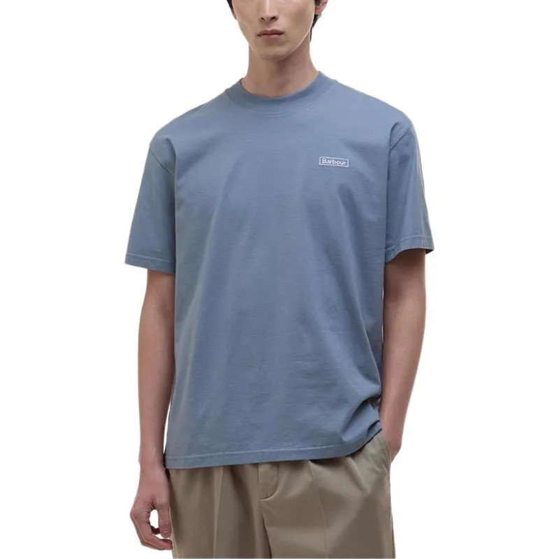 BARBOUR SS25 T Shirt Men's Washed Blue-2