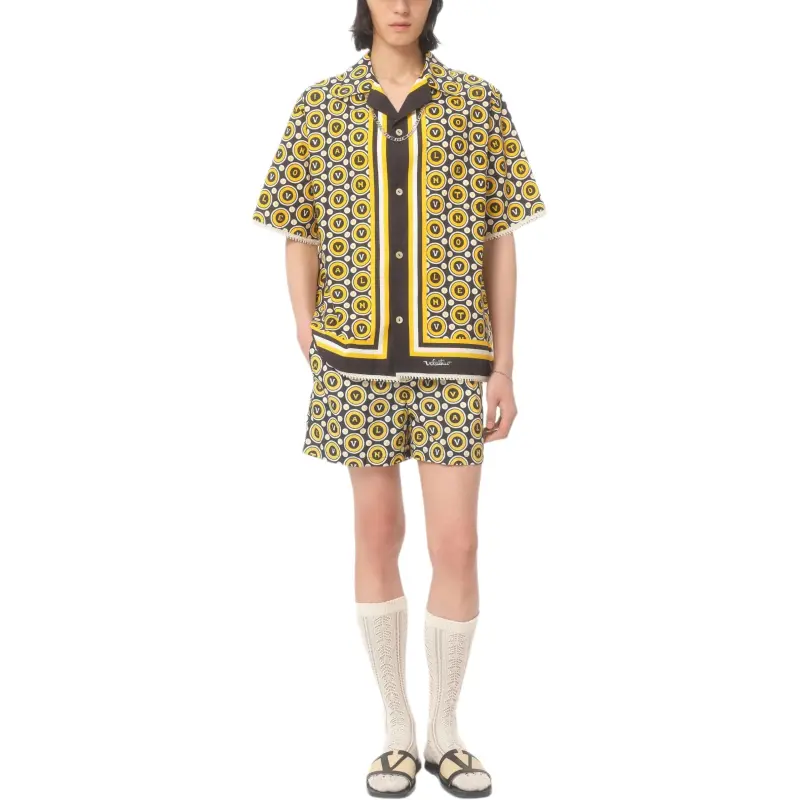 Valentino Beach Shorts Men's Black-1