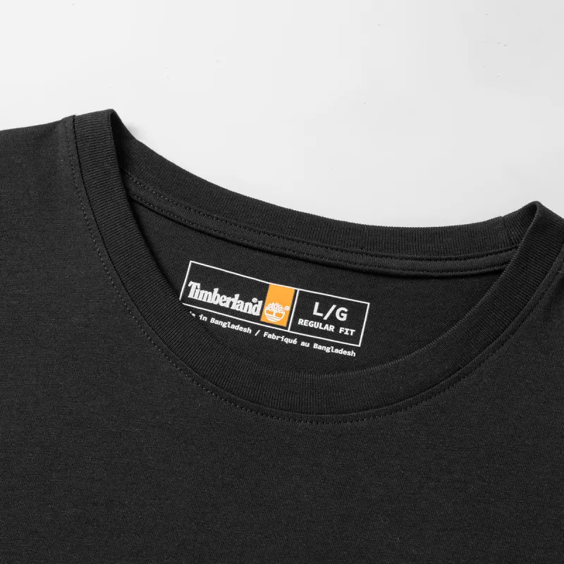 Timberland T Shirt Men's P56 Black-2