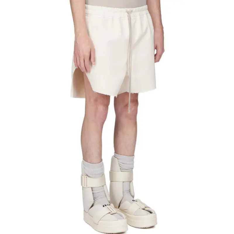 RICK OWENS Frayed Edge Drawstring Shorts-2