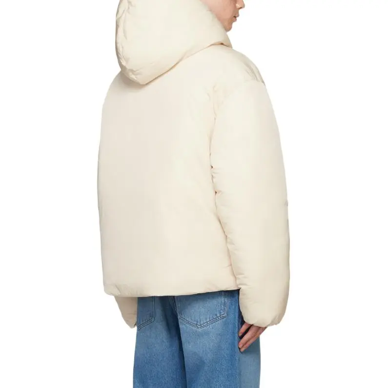 Jacquemus Logo Patch Padded Coat-4