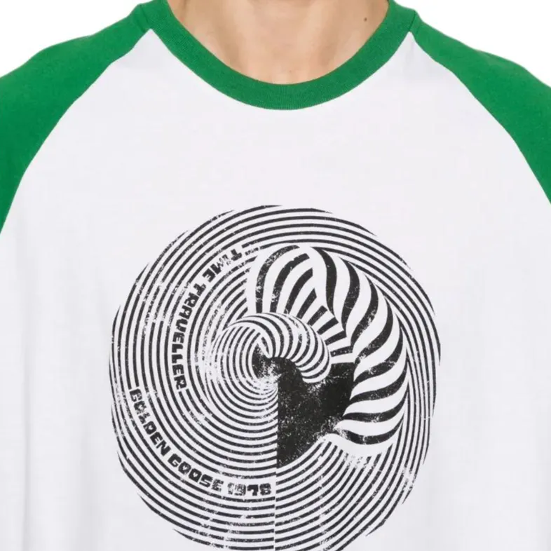 Golden Goose Graphic Printed Crewneck T Shirt-3