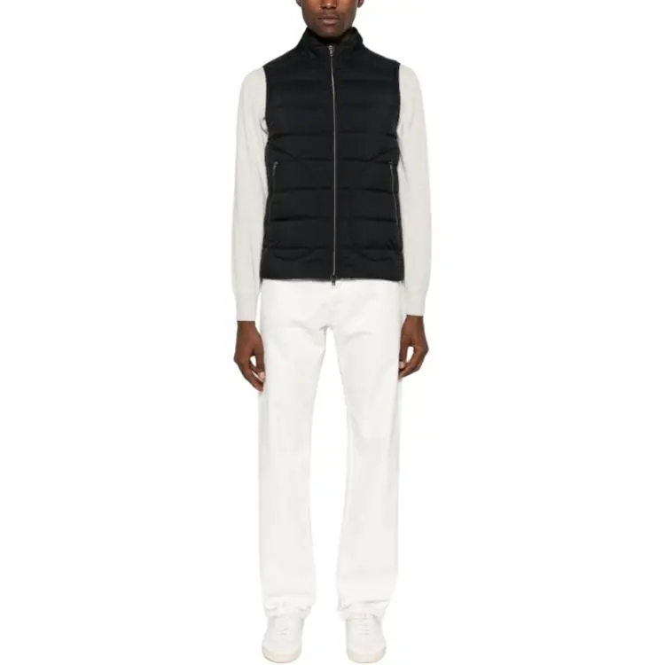 HERNO Mock Neck Zipped Padded Gilet-2