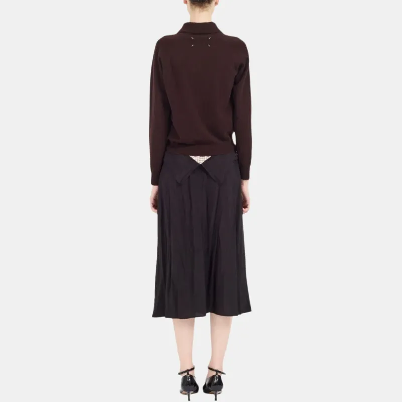 Maison Margiela Four Stitch Ribbed Knit Top-1