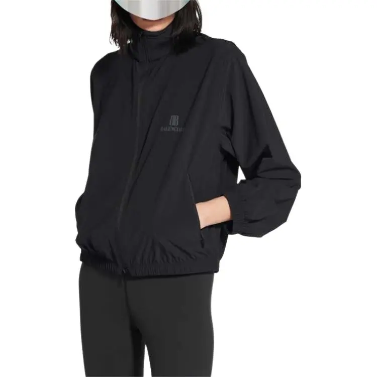 Balenciaga FW25 Jackets & Coats Regular Fit Women's Black-4