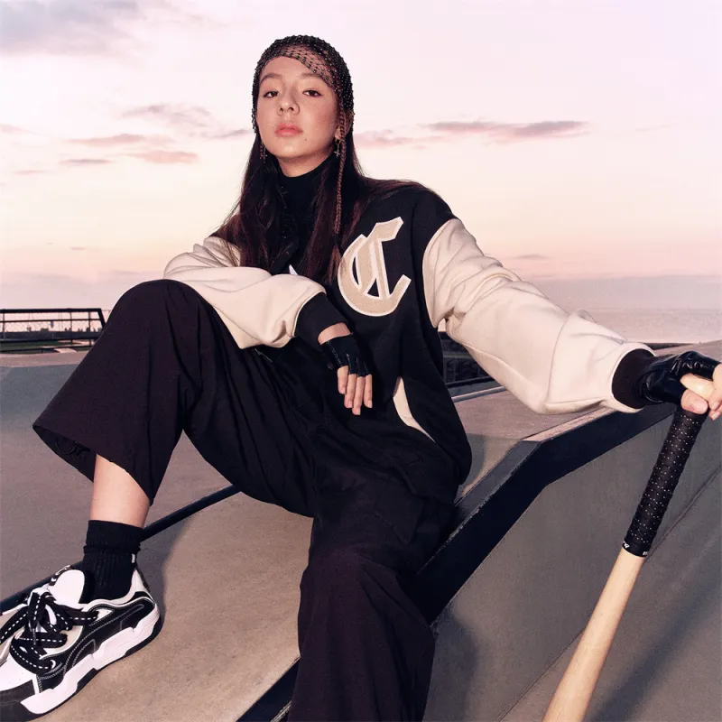 Champion Jacket Europe Version Unisex Black-4