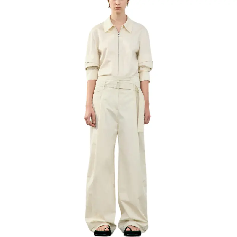 LOW CLASSIC Belted Wide leg Trousers-2