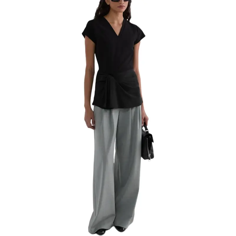 KARL LAGERFELD / Karl Lagerfeld Jeans Tailored Wide leg Trousers-2