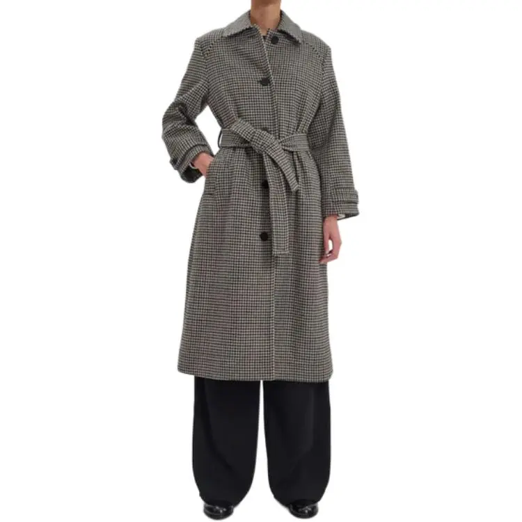 INES DE LA FRESSANGE Coat Women's Dark Umber-4