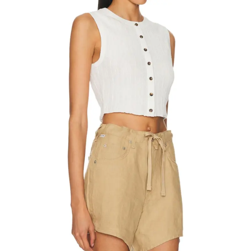 A.L.C. Crop Top Women's Bright White-2