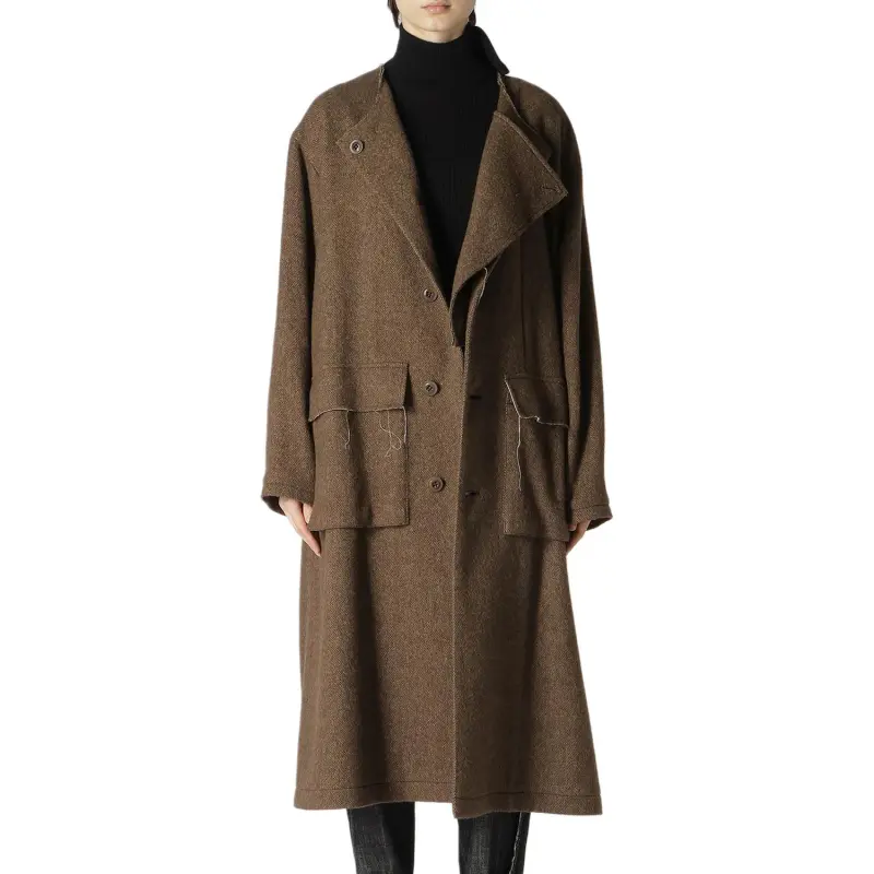 Yohji Yamamoto Flap-pocket Coat-2