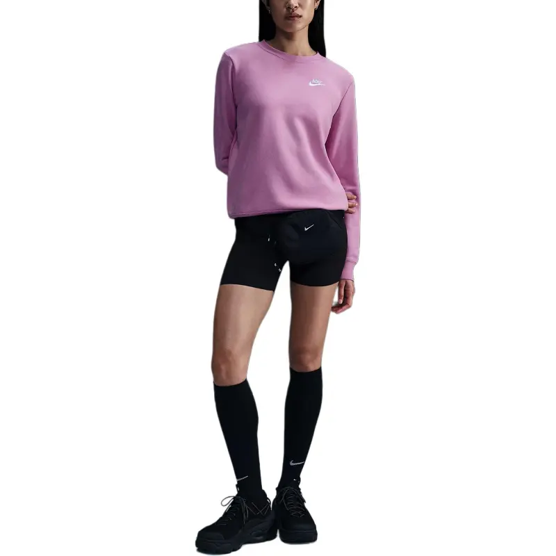 Nike Club Fleece 'Pink' Sweatshirt-3