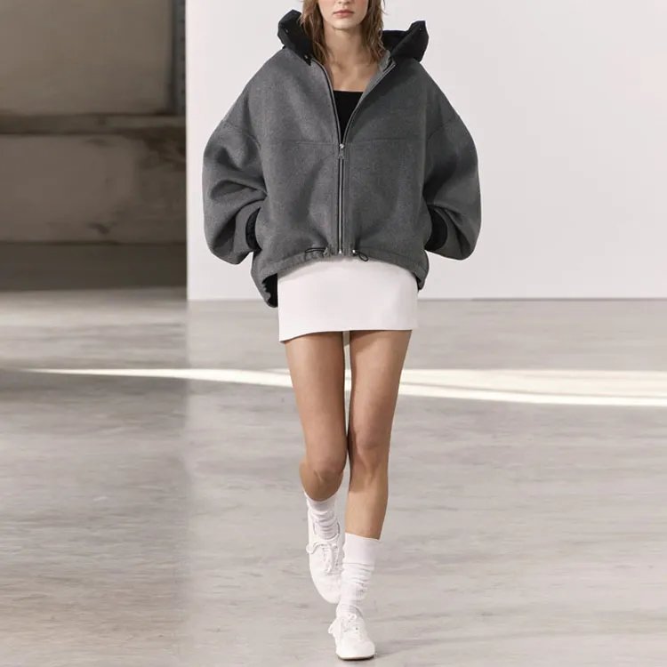 ZARA Jackets & Coats Women's Gray-3