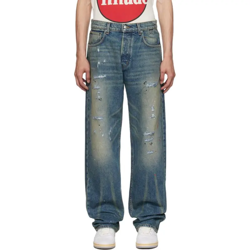 RHUDE Jeans Men Blue-2