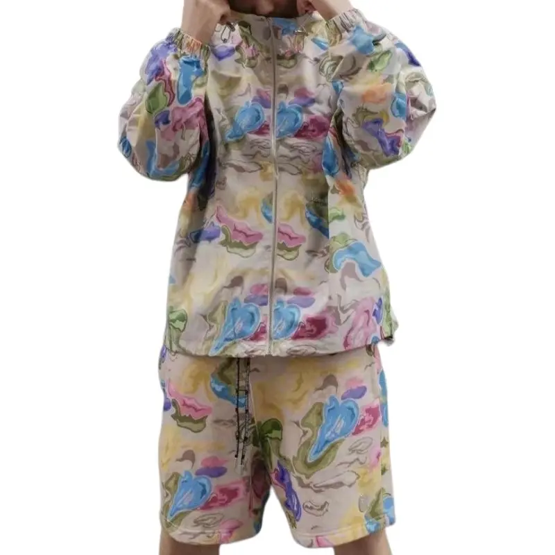 Bape Art Camo Lightweight Hoodie Jacket-3