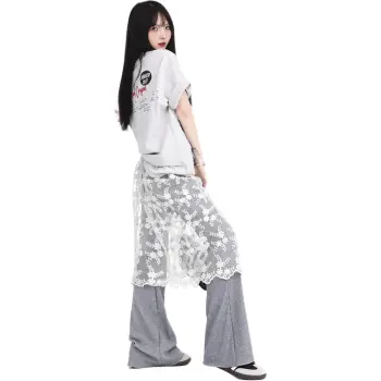 SONGS ALONG Casual Pants Women's Light Gray