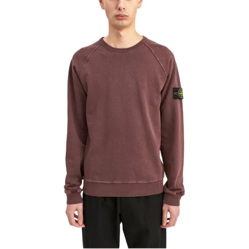 STONE ISLAND SS24 Sweatshirt Men's Burgundy-4