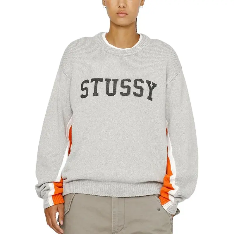 Stussy Contrast Stripe Crew-4