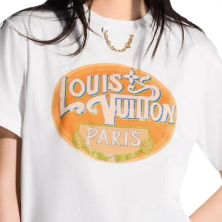LOUIS VUITTON Regular T Shirt Women's White-5