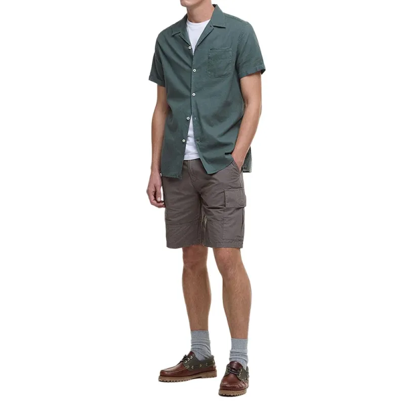 BARBOUR SS25 Casual Shorts Men's Gunmetal Color-4