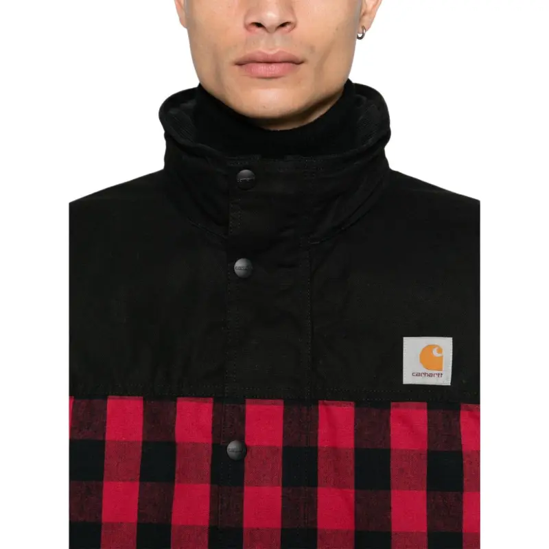 JUNYA WATANABE Logo Patch Checked Jacket-4