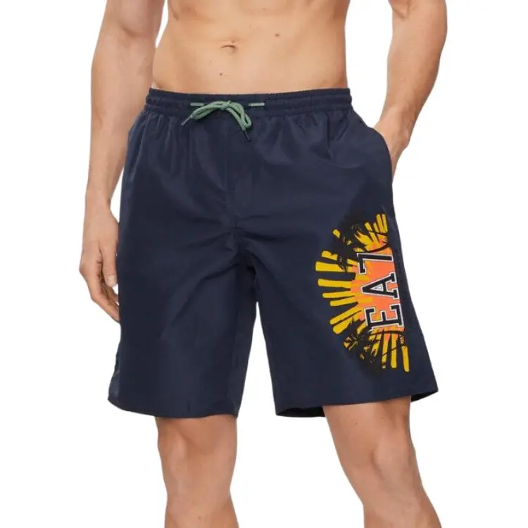 EMPORIO ARMANI EA7 SS24 Casual Shorts Men's Navy Blue-4