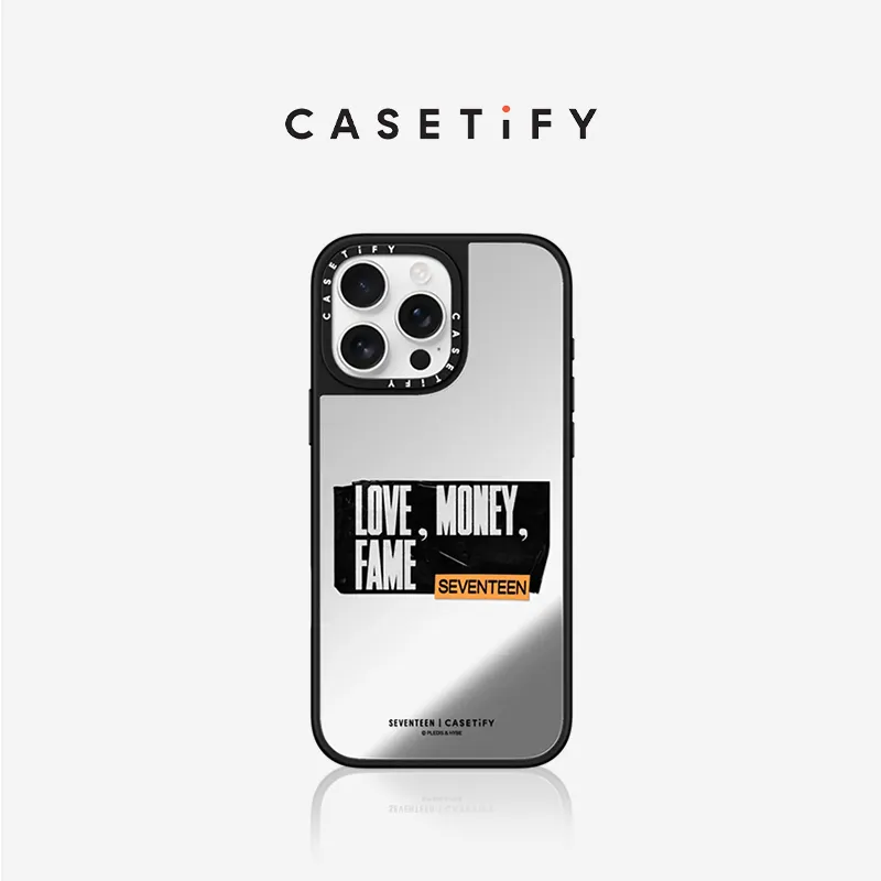 CASETIFY TPU+PC Material SEVENTEEN Slogan Phone Cases Compatibility With IPhone Collection Trendy-3