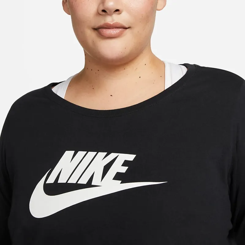Nike Sportswear Club Women's Long Sleeve T Shirt Plus Size-3
