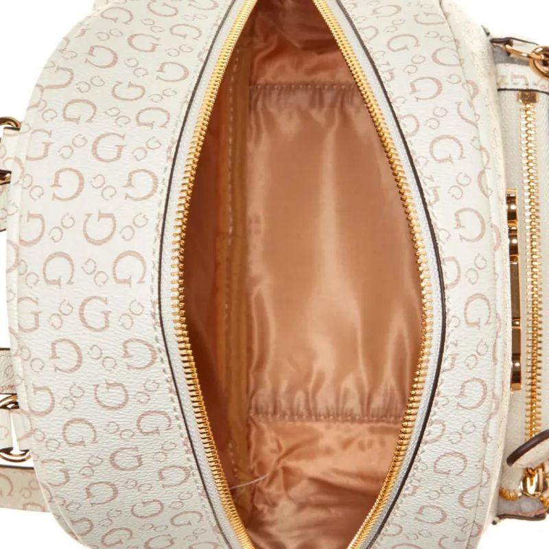 GUESS Artificial Leather Backpack Women's White-4