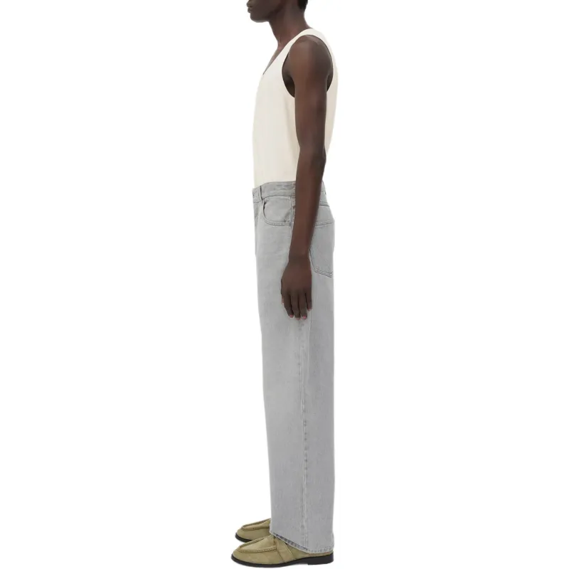 Bottega Veneta Washed Wide Leg Jeans-4