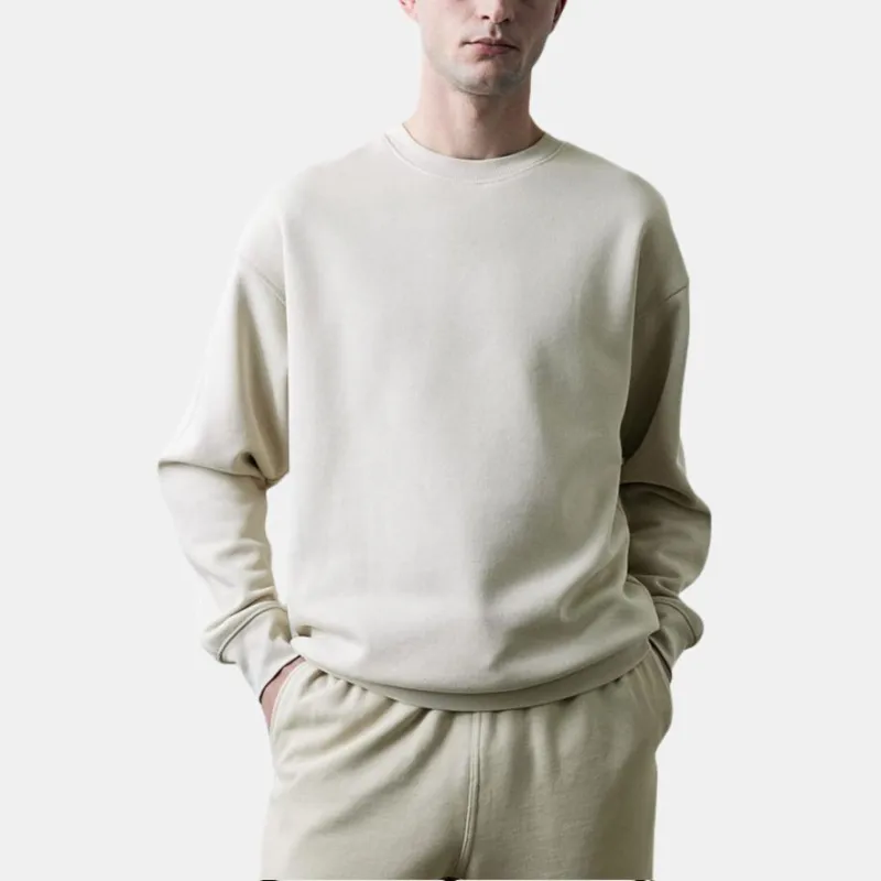 H&M Sweatshirt Men's Light Beige-1