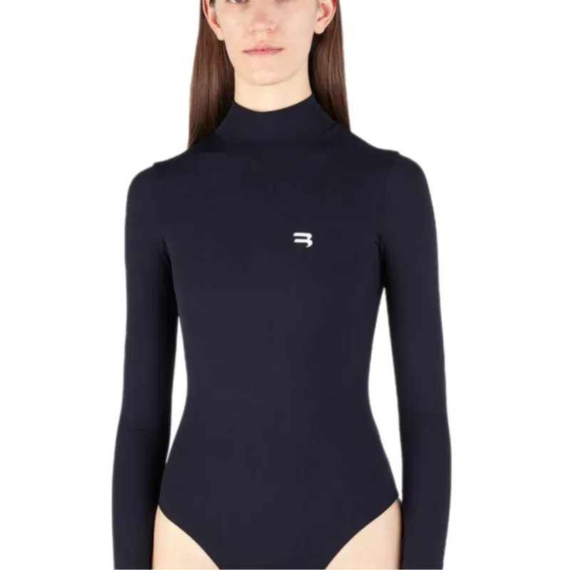 Balenciaga One-Piece Swimsuits Women's Black-4