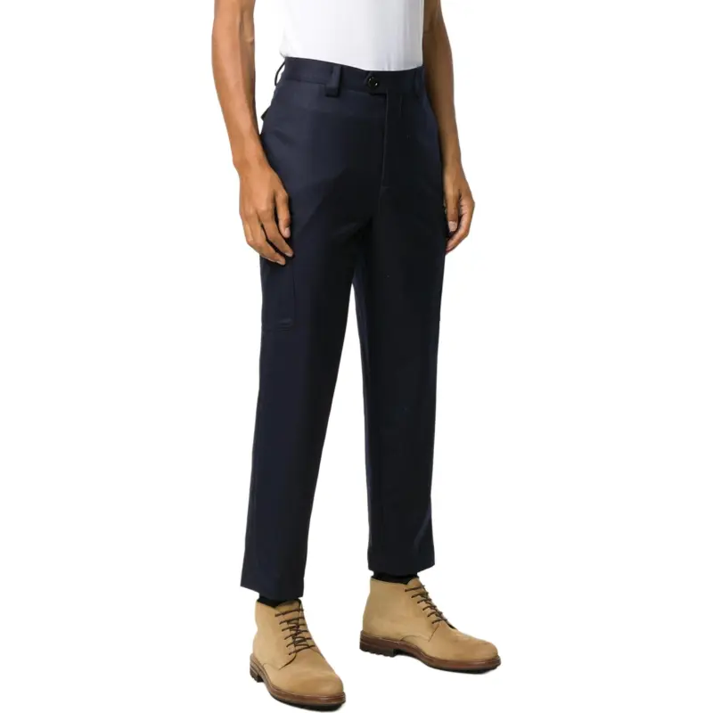 Brunello Cucinelli FW22 Casual Pants Men's Blue-4