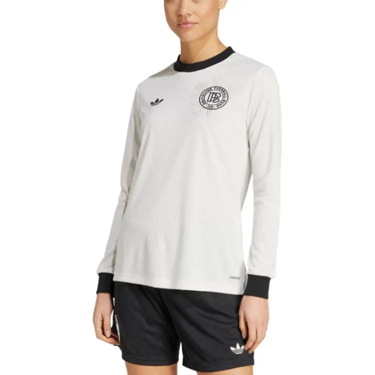 Adidas Originals ANNIVERSARY SS25 Soccer Jersey Women's White/Black-2