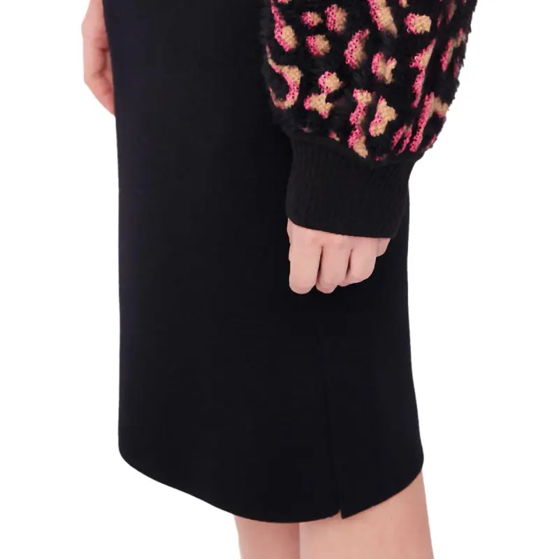 DVF Diane Von Furstenberg Knit Long Skirts Women's Black-4