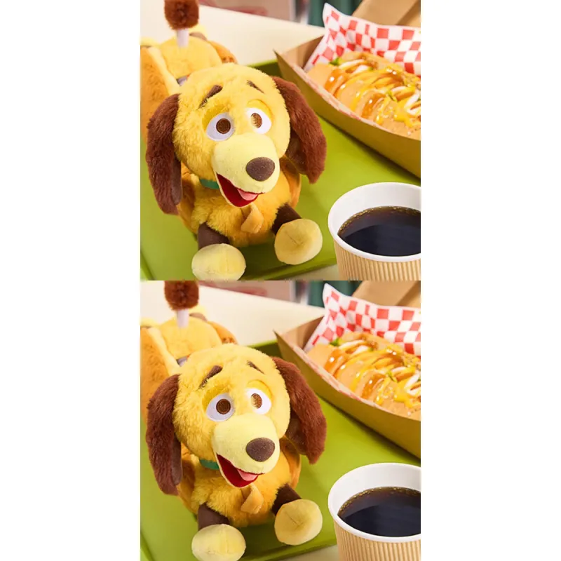 Disney Toy Story Pizza Planet Collection Slinky Dog Plush Hand Bag Dolls Plush Doll 17cm Height-2