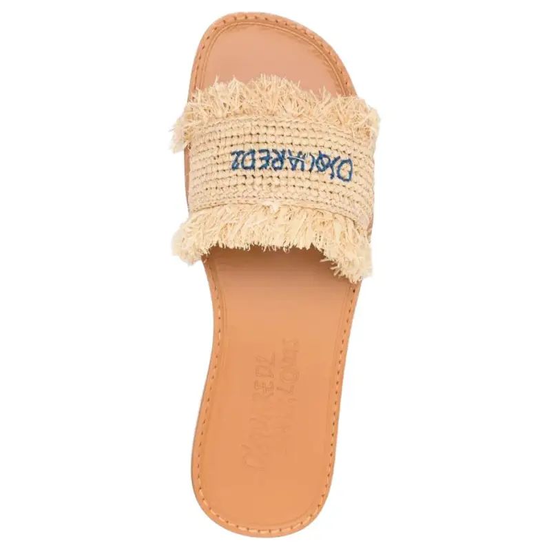 DSQUARED2 Logo embroidered Slides Women's-4