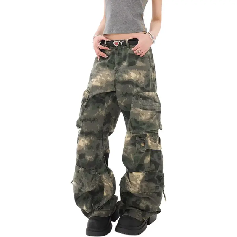 NHZN Jeans Women's Camouflage-1