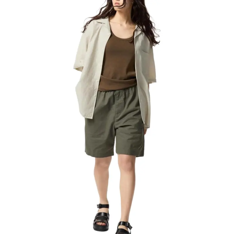 UNIQLO Shirts Unisex Dark Beige-2