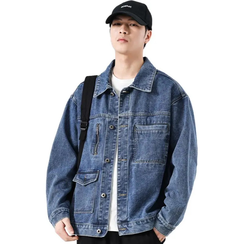 VALKOMM Denim Jacket Unisex Azure Blue-1
