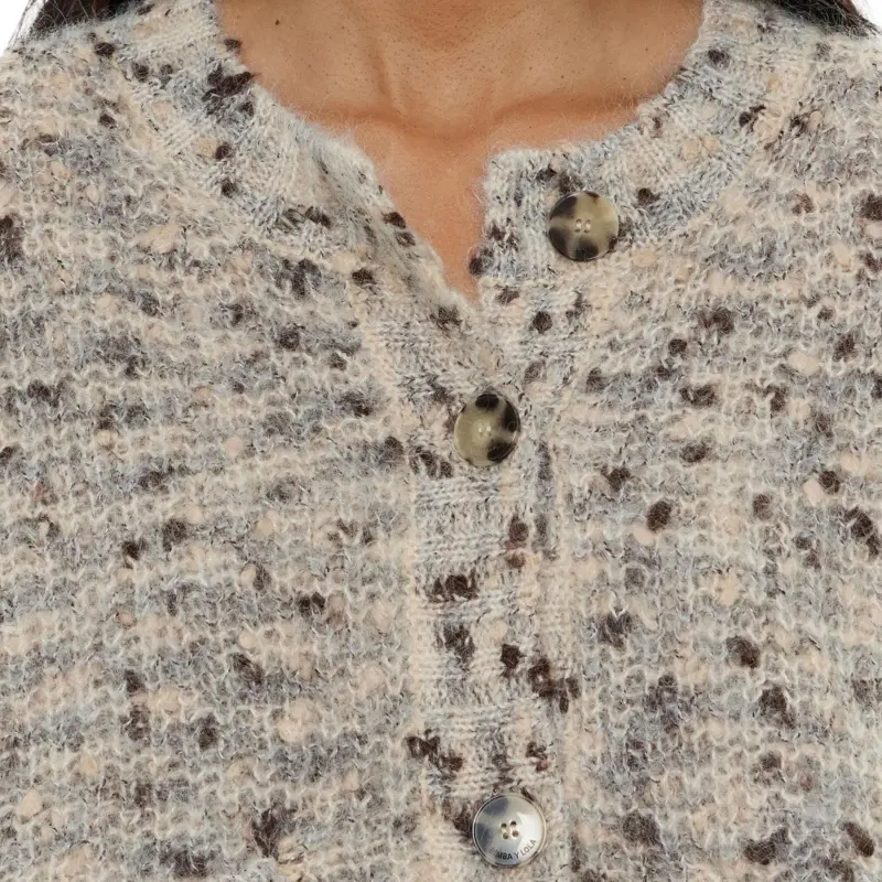 Bimba Y Lola Mélange Cardigan-3