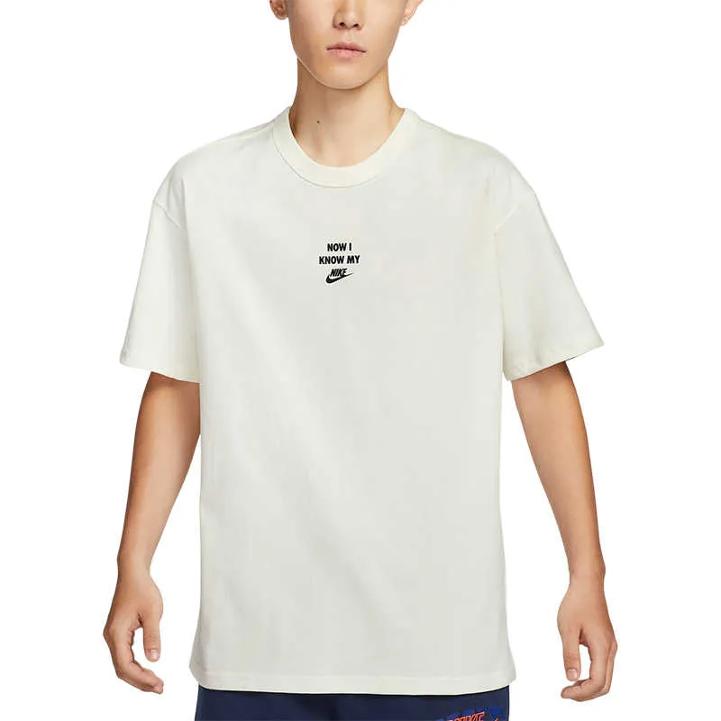 Nike T Shirts Men White-2