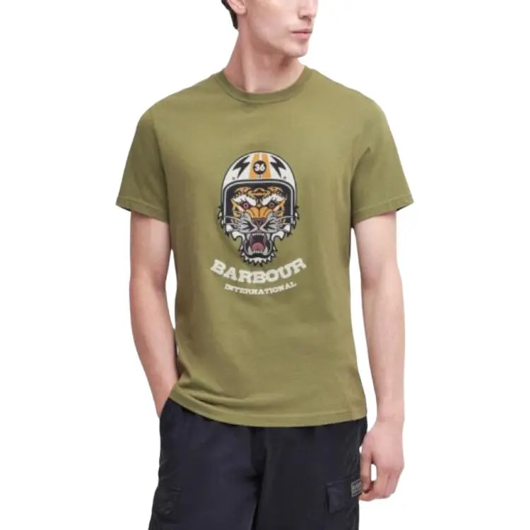 BARBOUR T Shirts Men Green-2