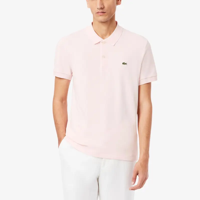 LACOSTE Polo Shirt Men's Light Pink-1