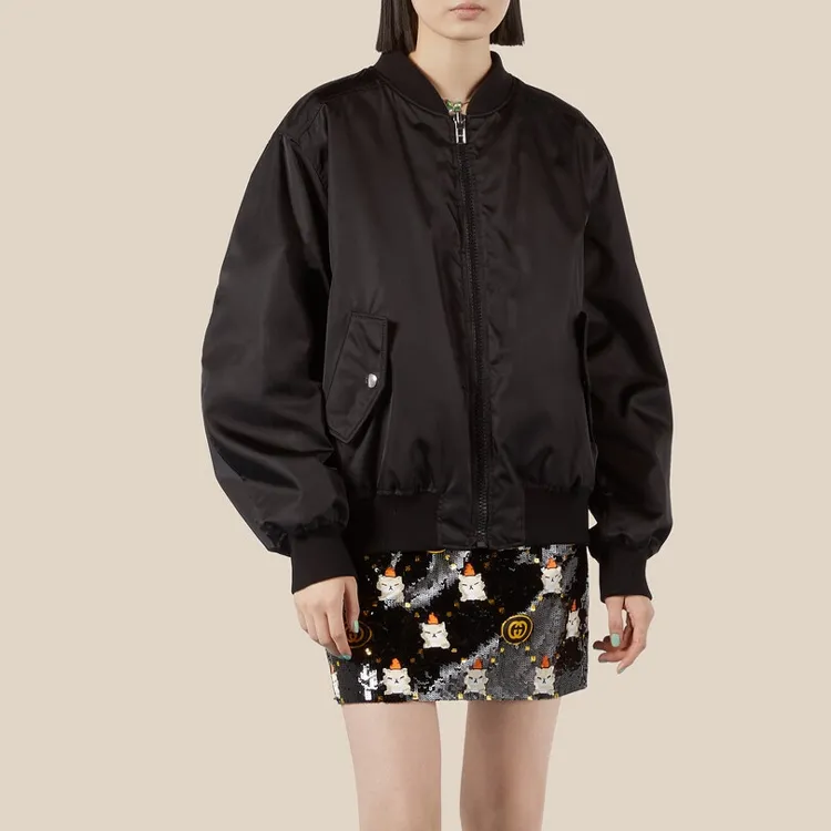 GUCCI Jackets Women's Black-4