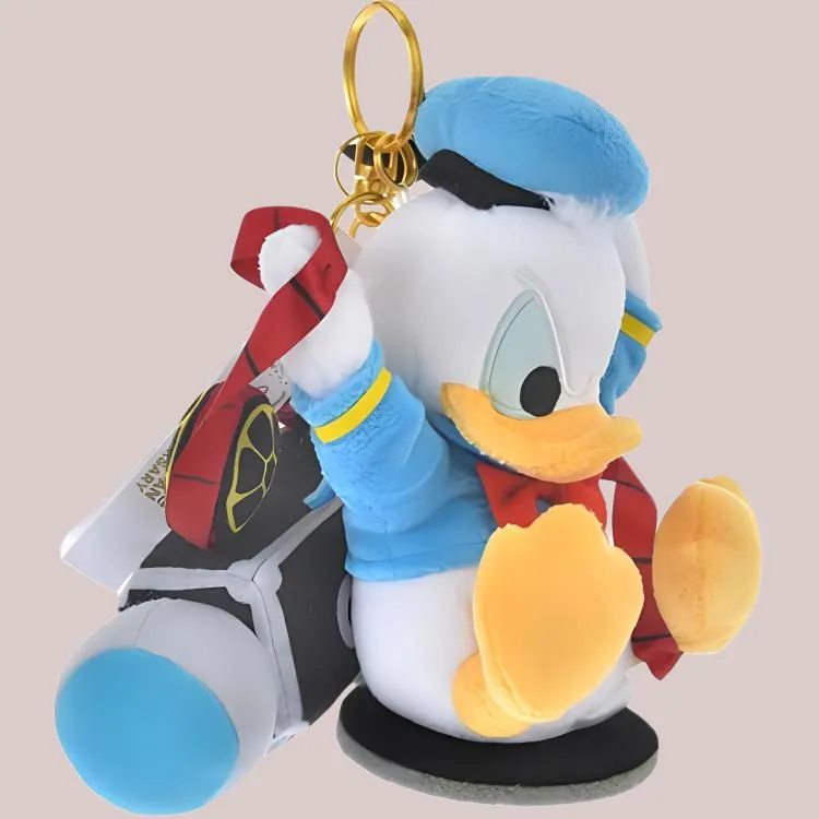 Disney Donald Duck With Camera, Donald Duck Keychain Dolls Plush Pendant 22cm Height Tokyo Disney-0